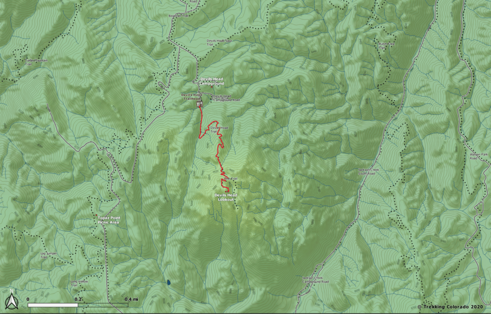 Devils Head Lookout, Front Range