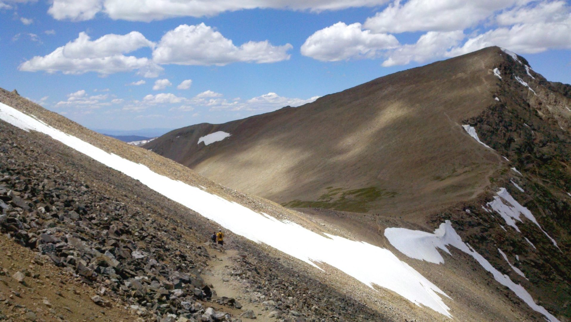 On the saddle between Grays and Torreys