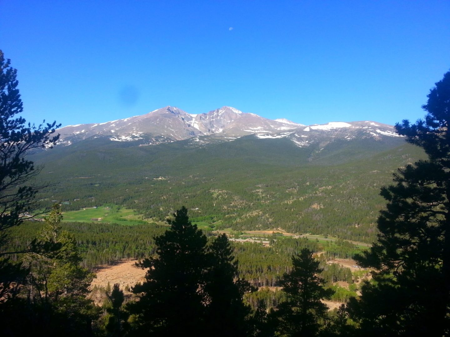 View of Longs Peak and Mt Meeker