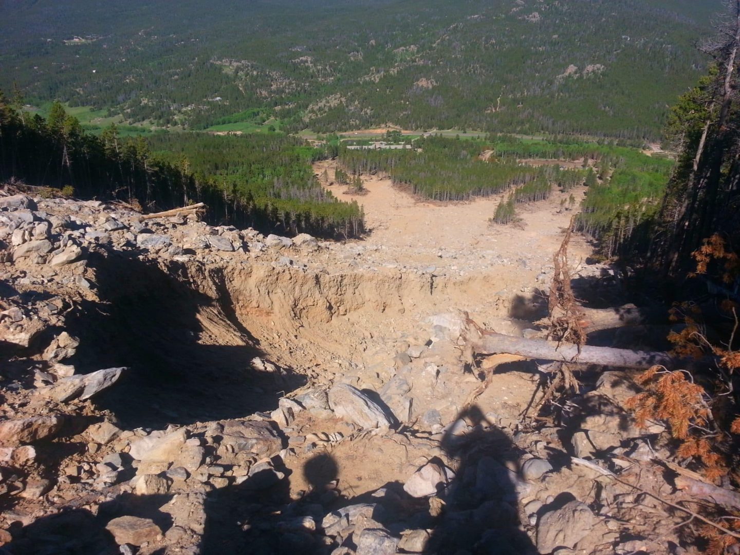 2011 landslide area