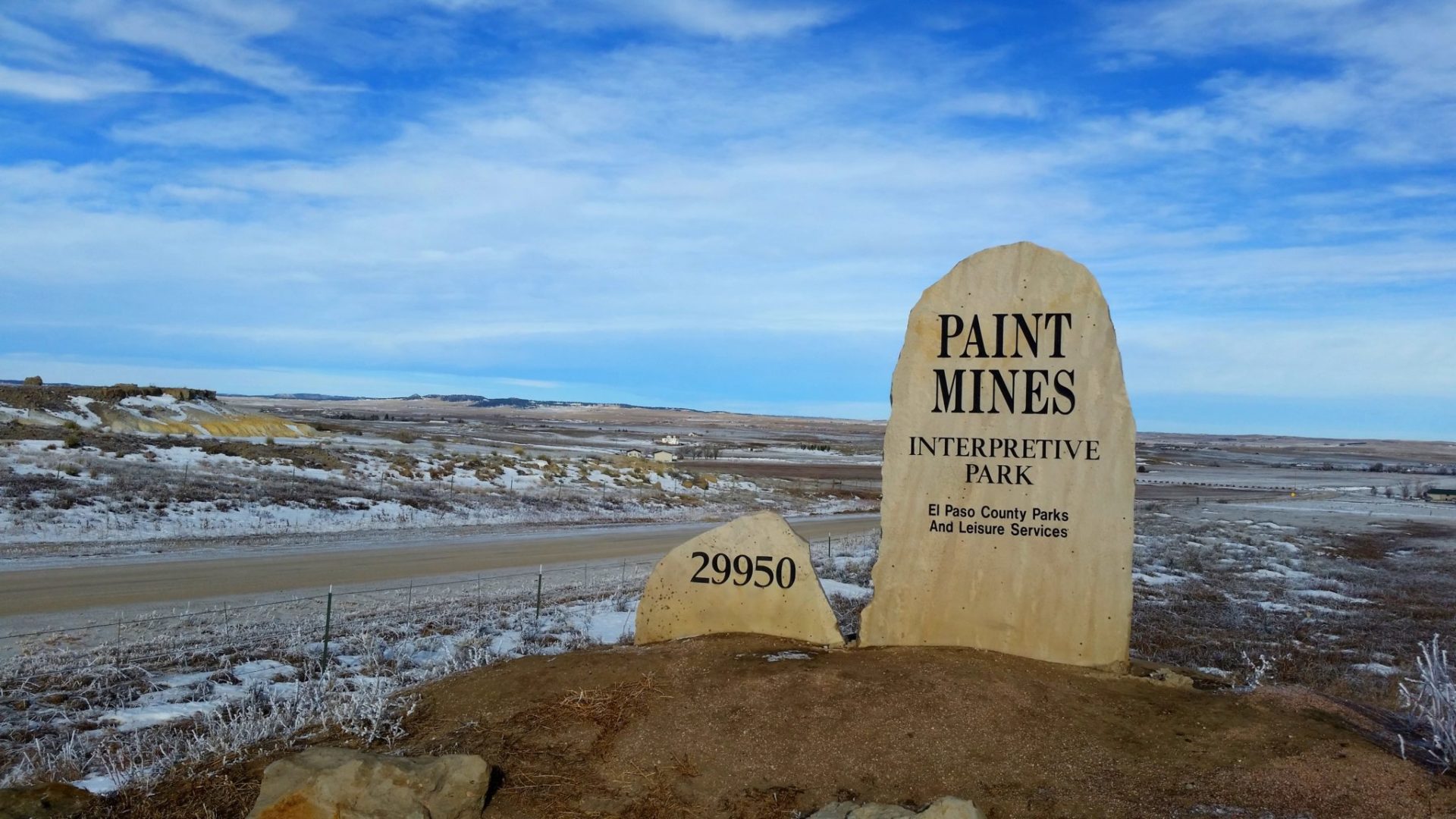 Entrance to Paint Mines Park