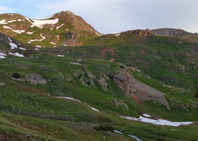 Early morning on the Handies Peak trail