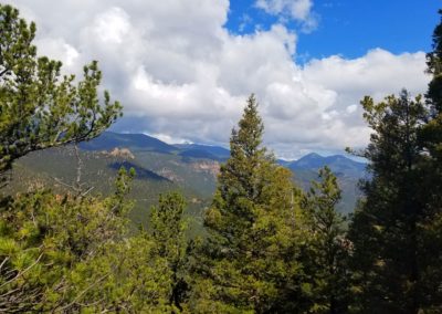 Looking NW towards Pikes Peak