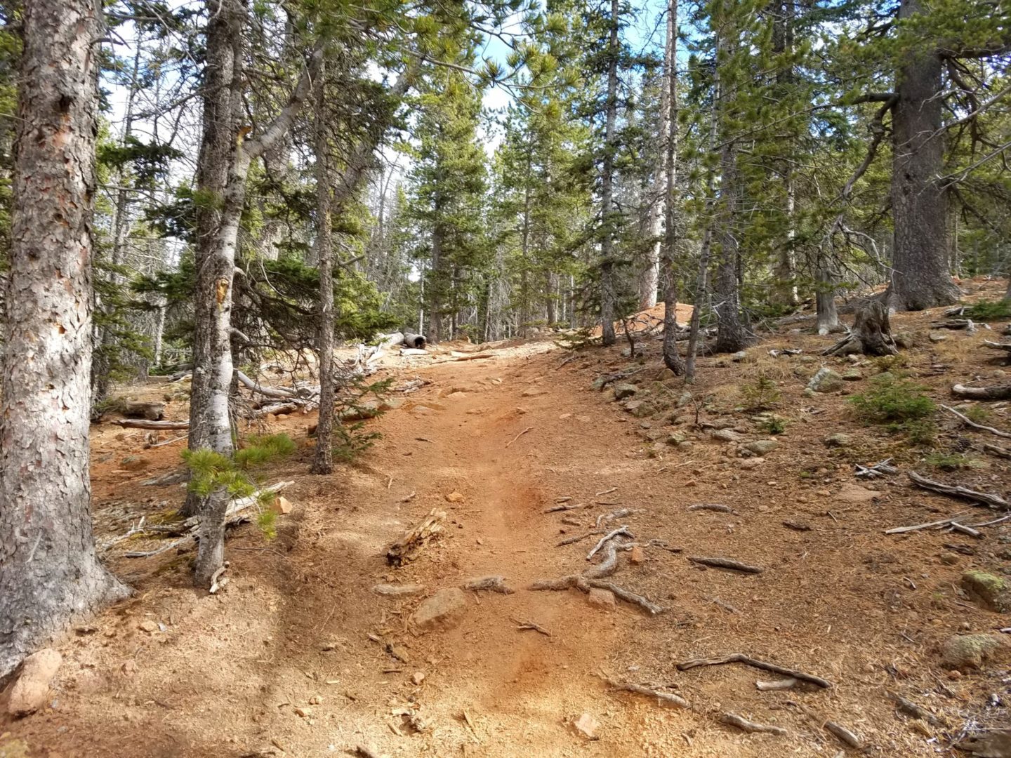 Trail leading out of the valley