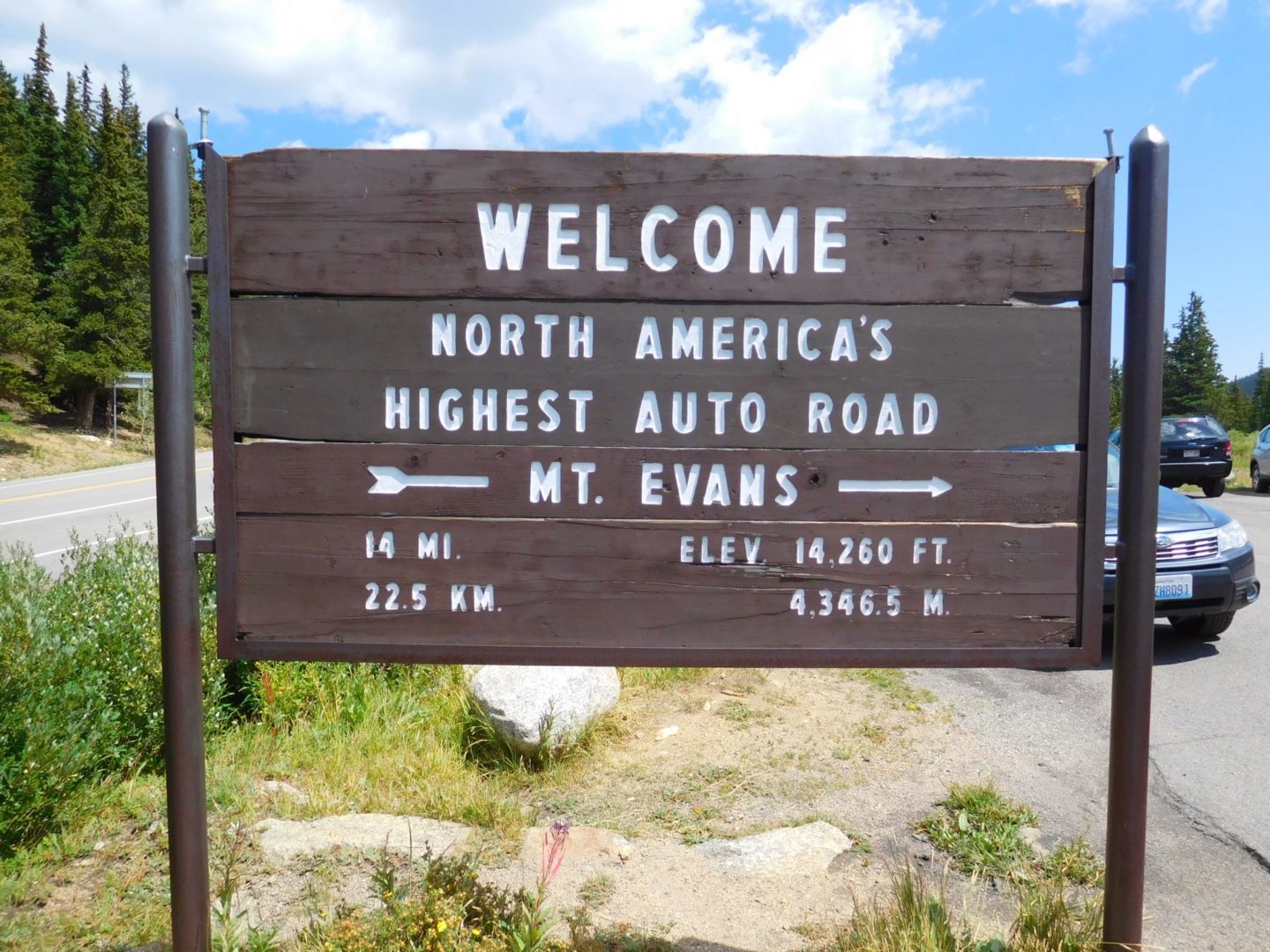 North Americas highest road