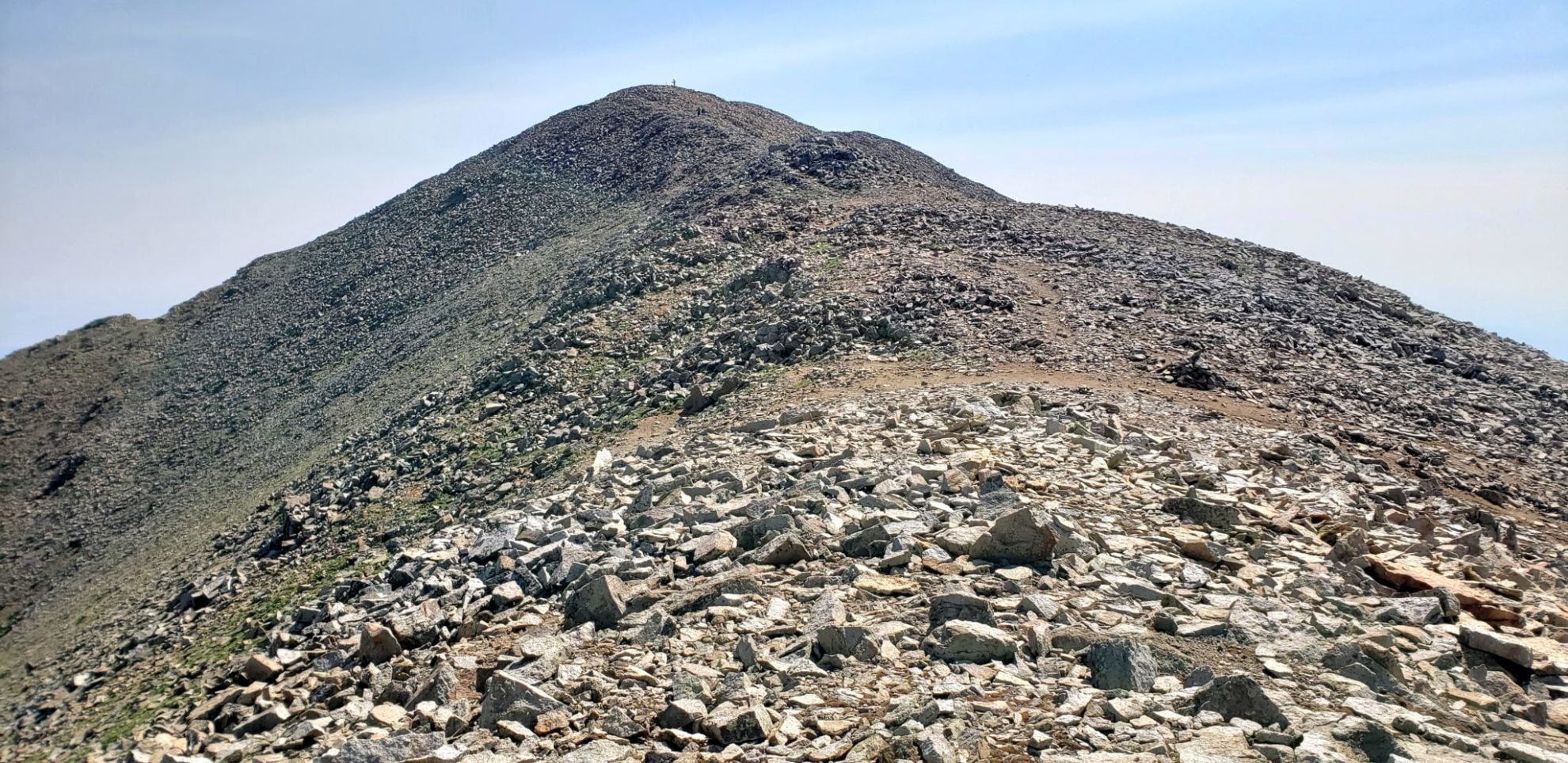 West Spanish Peak summit in the distance