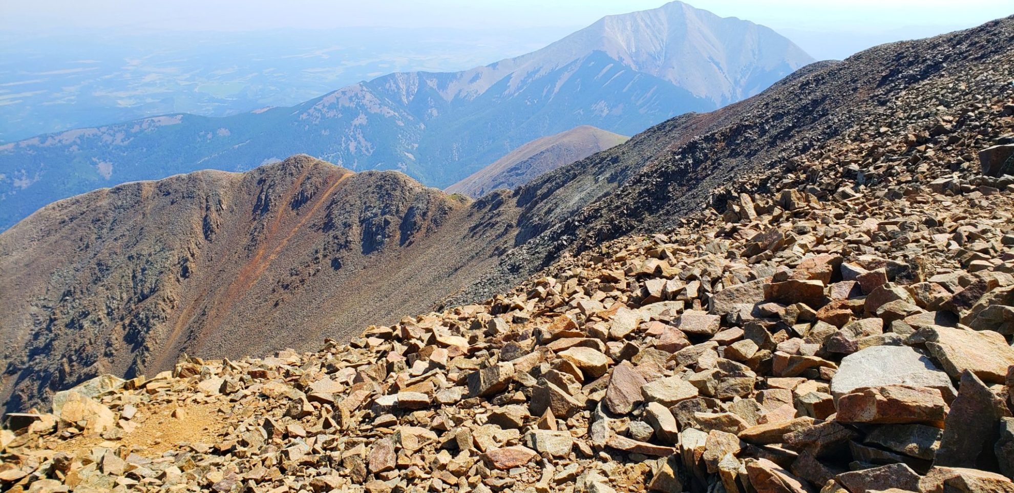 View of East Spanish Peak