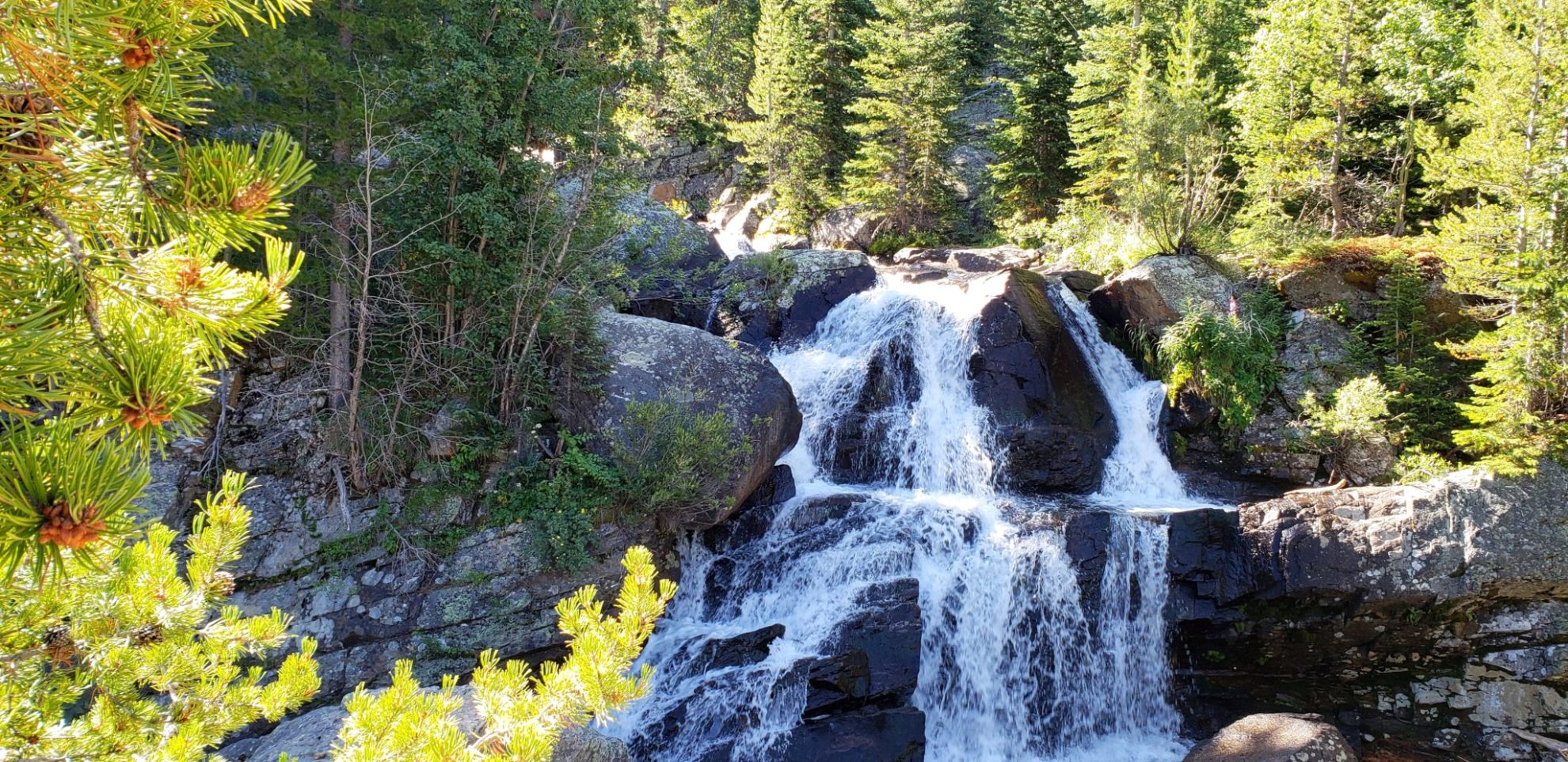 So many beautiful waterfalls along the trail