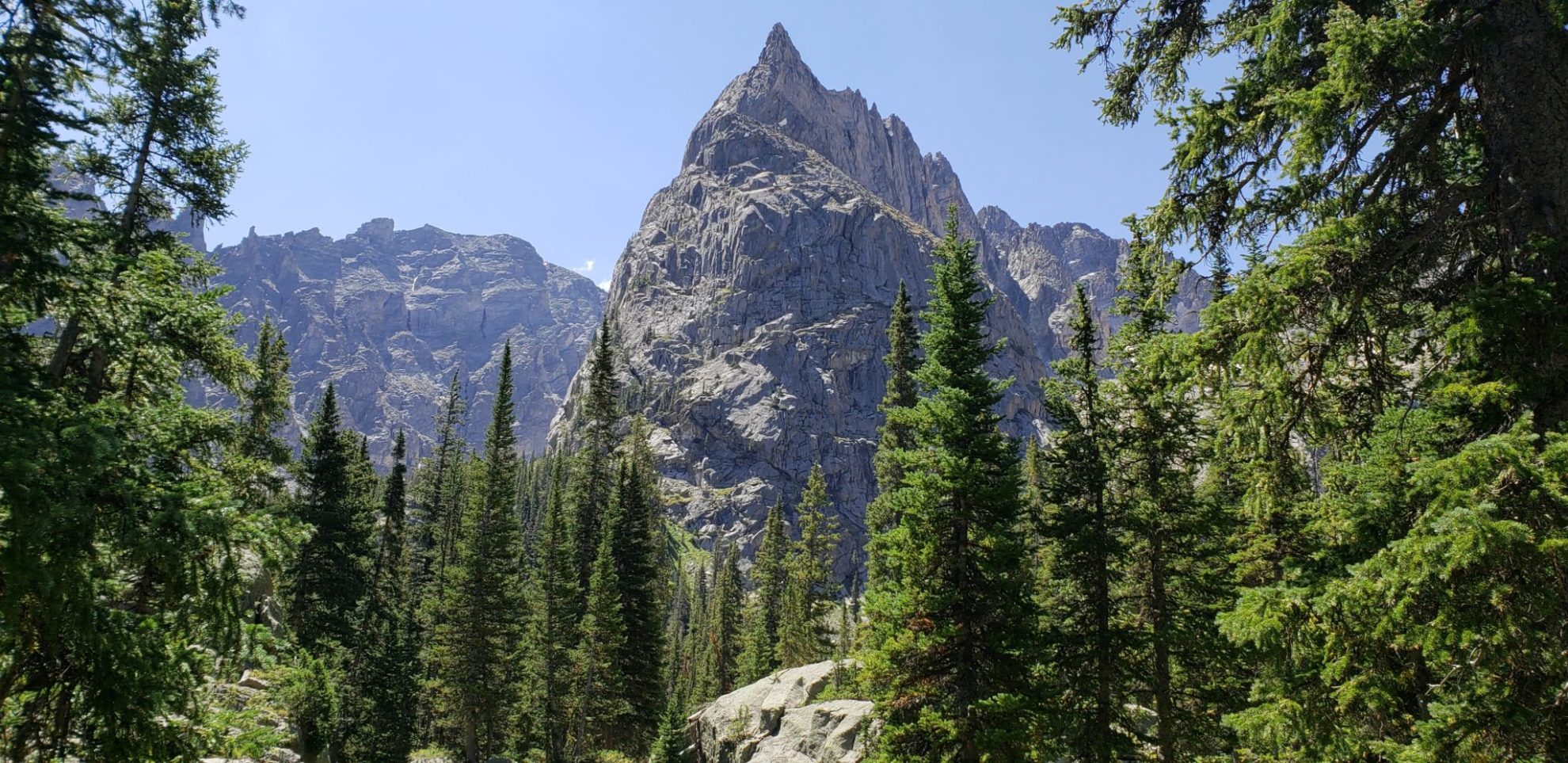 View of Lone Eagle Peak