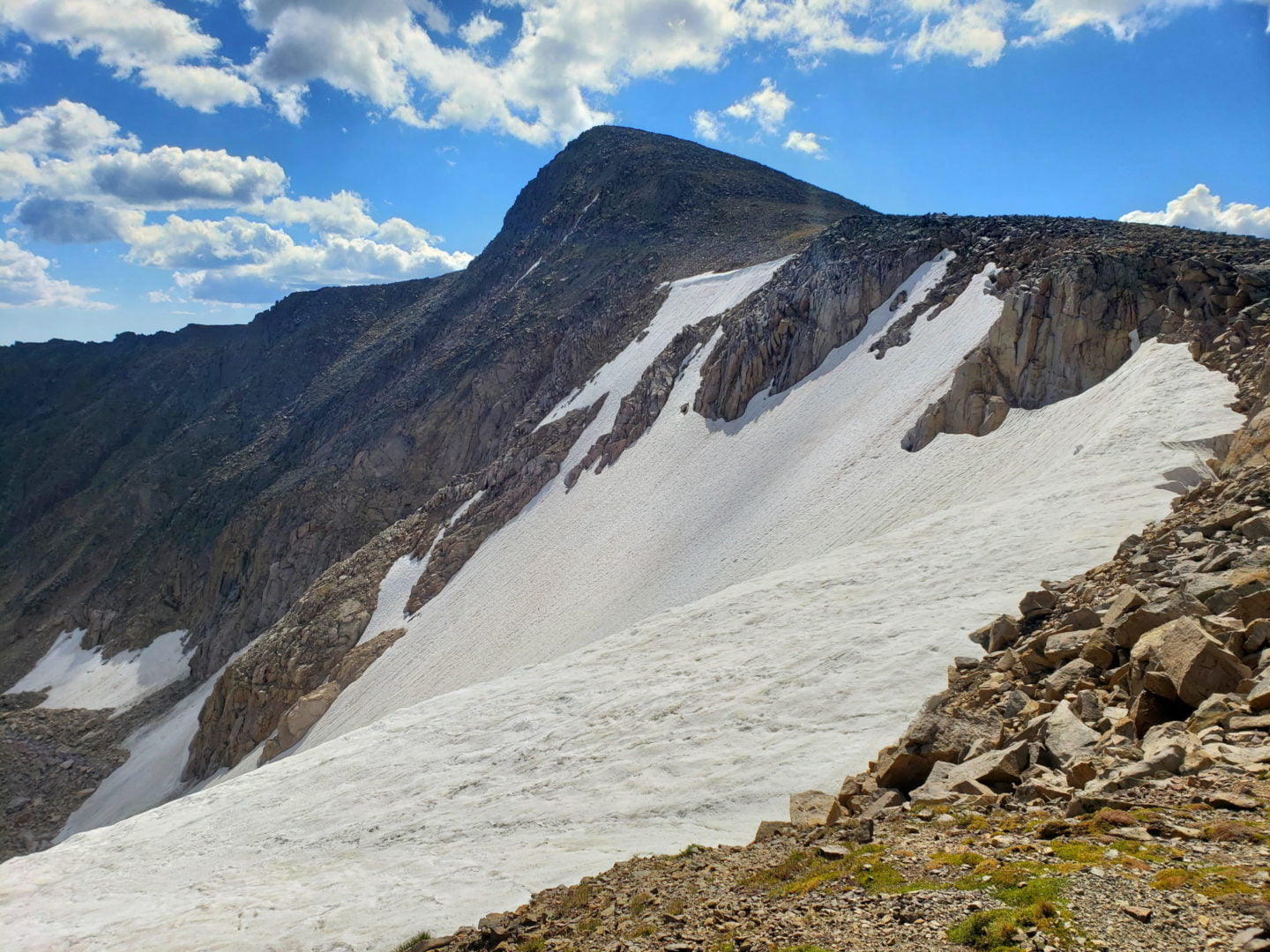 Hallett Peak and Tyndall Glacier