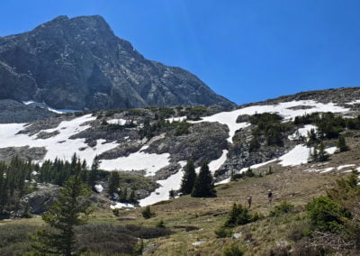 Ellingwood Point (14,042') to the left of the lake