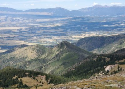 View of the Wet Mountain Valley