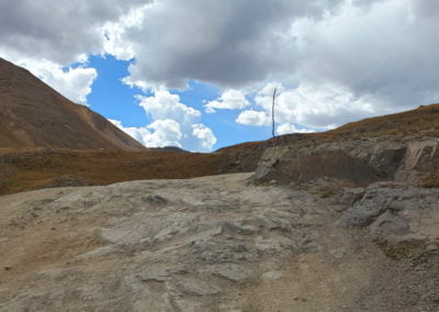 Climbing to Engineer Pass