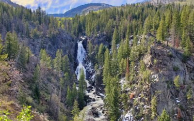 Lower Fish Creek Falls (7,420′), Park Range