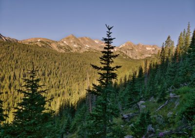 Southwest view from the trail.