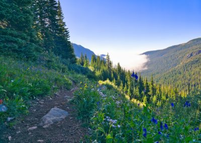 View from the Aprapaho Pass trail