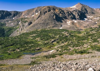 View of the valley near the top of the pass.