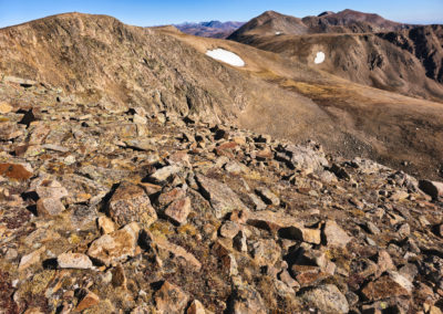 View of My Eva (left) and Witter Peak