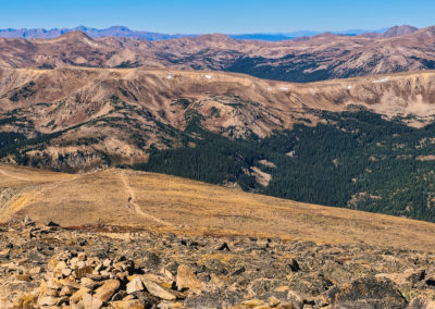 View back of the Mt Flora trail