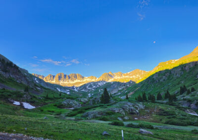 Alpine Glow on American Basin