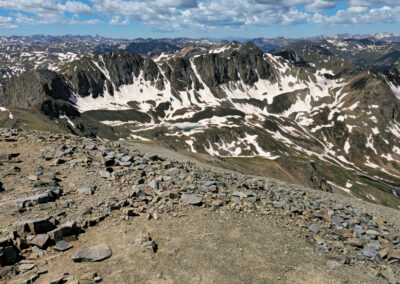 Summit view of American Basin