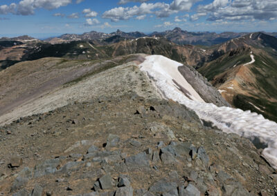 Views to the north from the summit